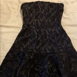 H&M strapless mini dress